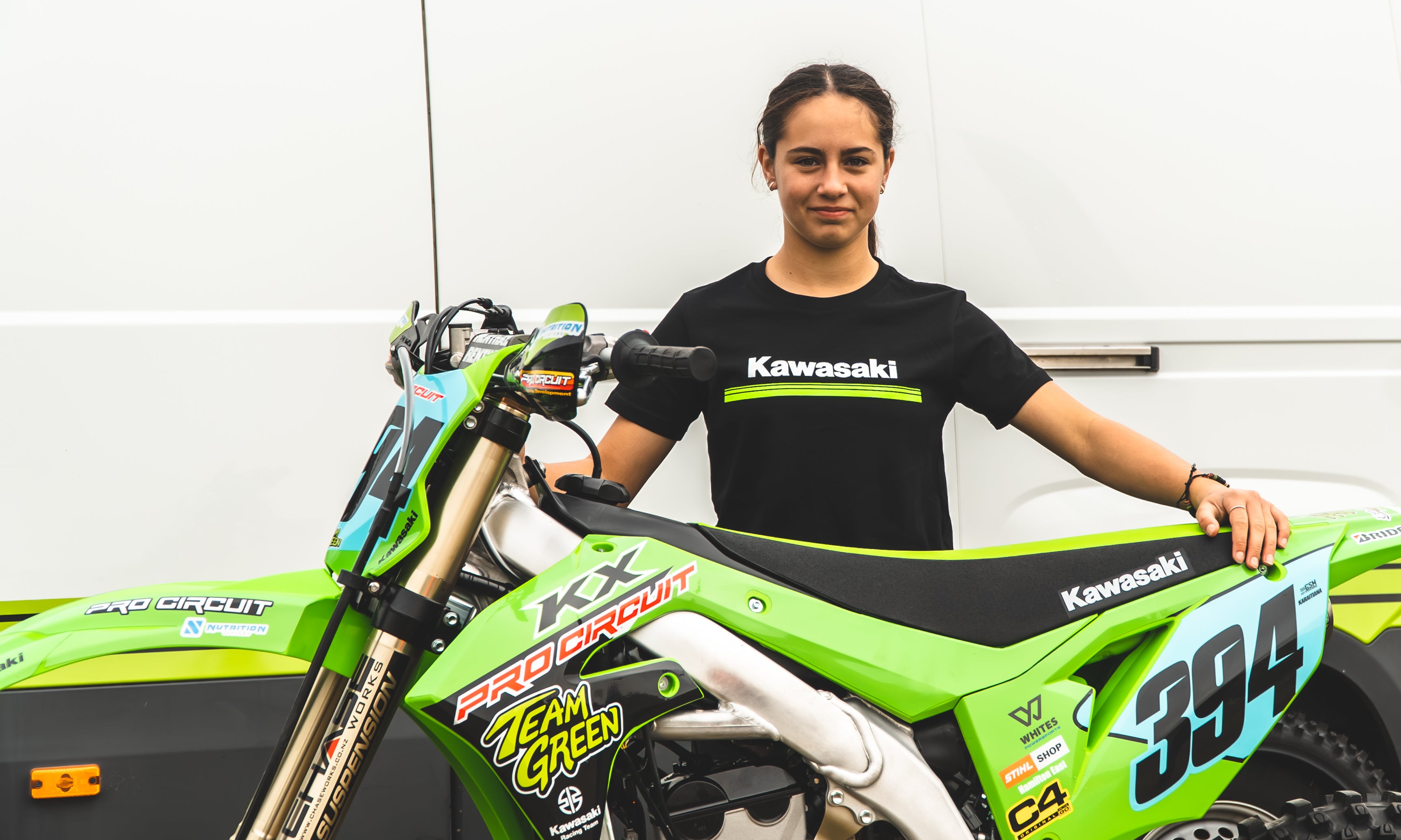 Promising motocross rider Karaitiana Horne joins Pro Circuit Team Green Race Team